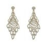 Boucles d'oreilles strass ailes , 6348 Noir Golden - 9504-27482