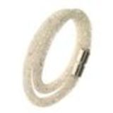 Bracelet glittering rhinestone crystal 9389 Silver White - 9408-27531
