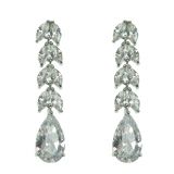 zirconium crystal pendant earrings, DONOSA