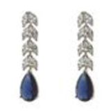 Boucles d'oreilles pendantes cristal de zirconium DONOSA