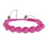 Bracelet shamballa Pierre, SAT-101 Fuchsia - 1860-27785