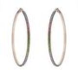 Pendientes criollos 70 mm cristal de circonio NAOLINE