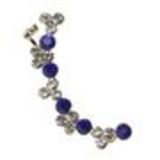 Bijou d'oreilles droite Strass 9577 Bleu - 9577-27977