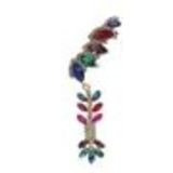 Boucles d' oreilles papillon Multicouleur - 9578-27980