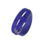 Bracelet double tours strass et boucle, 7928 Bleu cyan Bleu cyan - 9605-28220