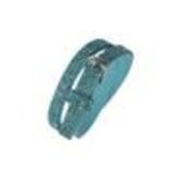 Bracelet double tours strass et boucle, 7928 Bleu cyan Opaline Blue (Blue) - 9605-28236