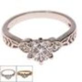 Diamond Ring rodio Lyncia 9620