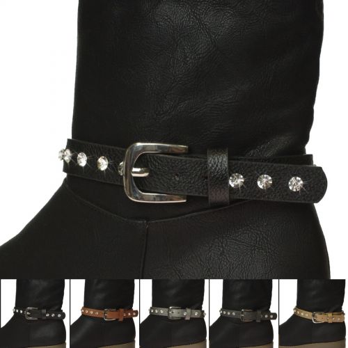 1 x Jewel boots strass XL, DH009 Brown