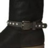 Paire de bijoux de bottes strass XL, DH009 Marron Dark grey - 9631-28410