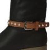 Paire de bijoux de bottes strass XL, DH009 Marron Marron - 9631-28412