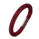 Bracelet double tours similicuir 3350 Vert fluo Black (Red) - 9445-28415