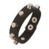 Bracelet cloutés Ginger 1871 Noir (Argenté) - 1871-28685