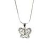 Collier fantaisie cristal Evanna Argenté (Blanc) - 9672-28737