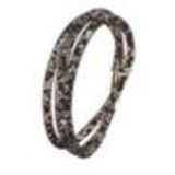 Bracelet wrap slim Sila 9485 Noir (Noir, Blanc) - 9485-28784