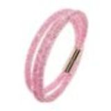 Slim multi-rows wrap bracelet Sila Pink - 9485-28791