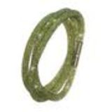 Bracelet double tours similicuir 3350 Vert fluo Vert - 9485-28797