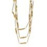 Pearls necklace LOU-ANNE Beige (Golden) - 9682-28809