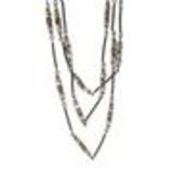 Pearls necklace LOU-ANNE Black (Golden) - 9682-28811