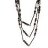 Parrure Collier et Boucles d'oreilles LOU-ANNE Noir (Gris) - 9682-28812