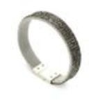 Five rows rhinestones bracelet Cara Grey - 7001-28941
