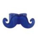 Bague moustache en acrylique, 2096, mauve Bleu - 3293-29481