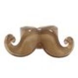 Acrilic mustache ring Taupe - 3293-29483