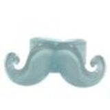 Bague moustache en acrylique, 2096, mauve Bleu ciel - 3293-29486