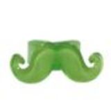 Bague moustache en acrylique, 2096, mauve Vert fluo - 3293-29487