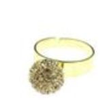 Bague fantaisie, Noeud Papillon, Golden - 2937-29497