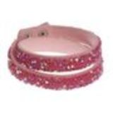 Bracelet double turns 7185 Silver Pink - 7652-29561