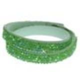Bracelet double turns 7185 Silver Green - 7652-29562