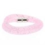 Bracelet glittering rhinestone crystal 9389 Silver Pink - 9408-29568