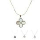 Collier fantaisie coquillages et cristal DANAE