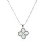 Collier femme, Coeur en strass, XS-2259 Silver (White) - 9801-29595