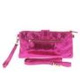 Pouch bag Shiny Luna Fuchsia - 9764-29605