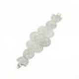 Bracelet manchette fleurs, 552 Bronze Argent - 9804-29704