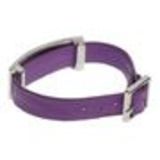 Bracelet simiulicuir every day is a gift, 8057 Or-Noir Violet - 8059-29833