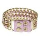 Bracelet similicuir chaines ALARA Rose - 7970-29855