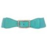 Ceinture large à élasthanne ISRAA Bleu - 8597-29904