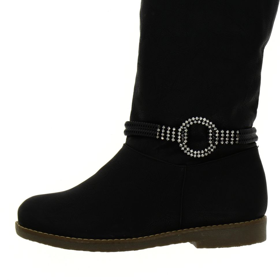 Mila pair of boot's jewel Black - 1937-30213