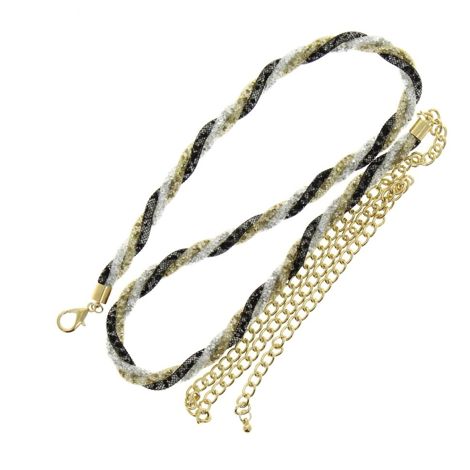 Chains belts NOELLA Golden(Black,White) - 9823-30282