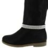 Paire de bijoux de bottes cristal WAFA Noir (Blanc) - 4639-30731