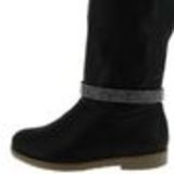 Paire de bijoux de bottes cristal WAFA Noir (Noir, Blanc) - 4639-30732