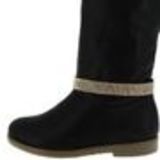 Paire de bijoux de bottes cristal WAFA Noir (Doré) - 4639-30733