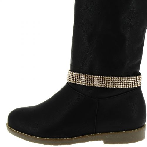 Paire de bijoux de bottes cristal WAFA