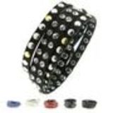 Bracelet wrap clouté strass Yomma