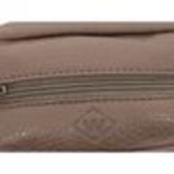 CALYSTA leather zip wallet Taupe - 9839-30804