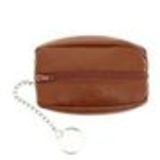 CALYSTA leather zip wallet Brown - 9839-30810