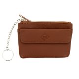 Leather Small Coin Purse and card holder for men and women, KELIANNE