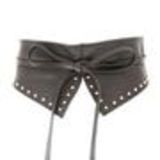 Ceinture obi cloutés LEHNA Gris foncé - 9248-30868